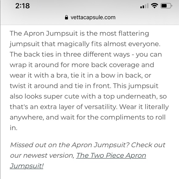 Vetta Capsule Apron Jumpsuit in Washed Black - Picture 14 of 16